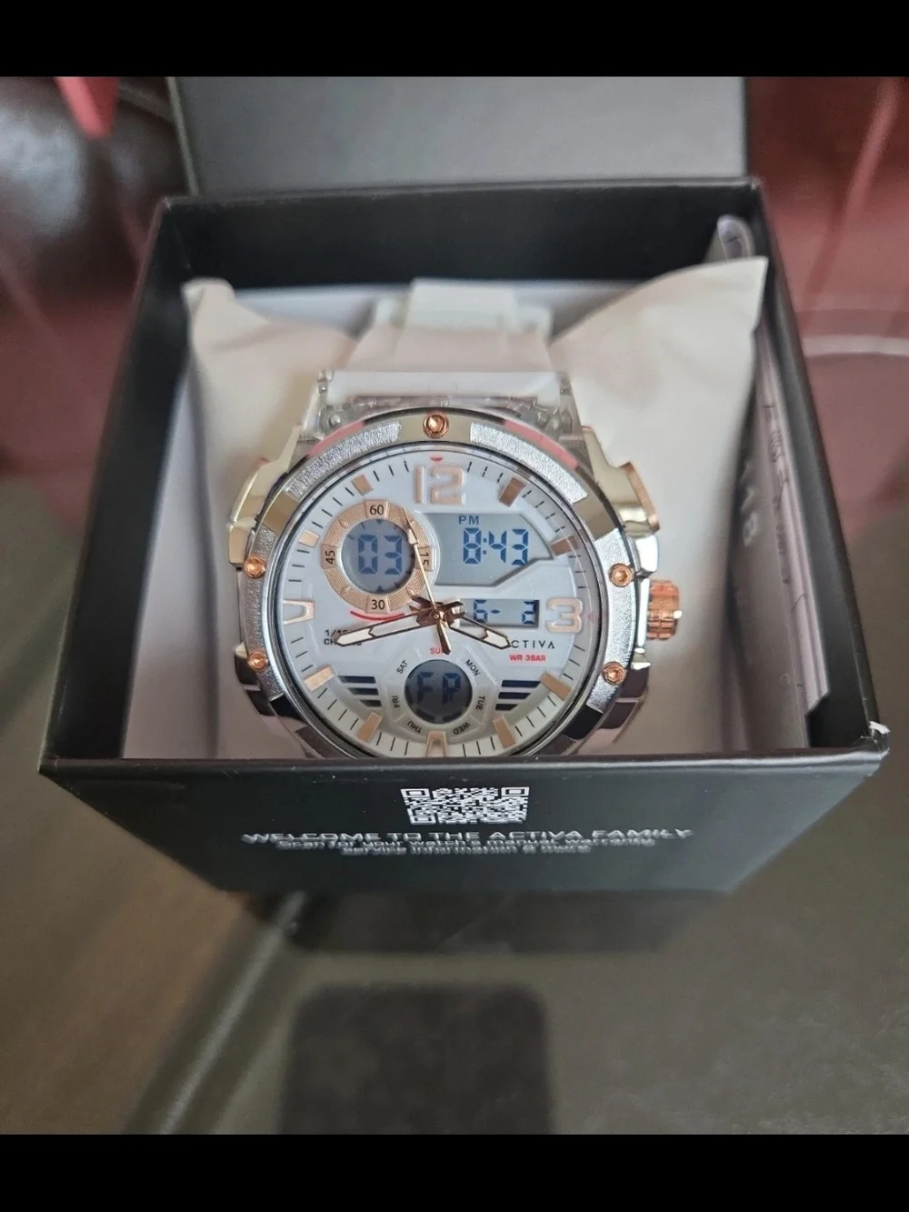 ACW8118-002 ACTIVA X by Invicta Digital White Men's Watch 51mm